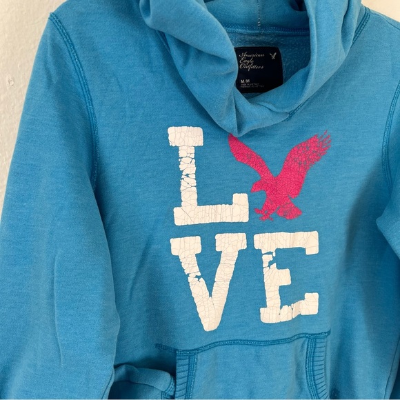 American Eagle Outfitters Logo Hoodie - Picture 6 of 7